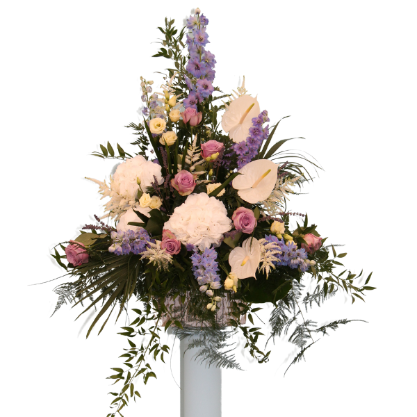 large funeral floral arrangement 